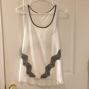 Express lace tank top